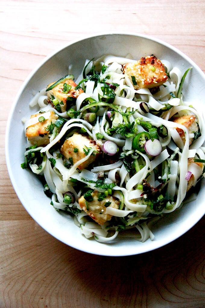 Mastering Crispy Tofu & Nuoc Cham Rice Noodles: A Step-by-Step Guide